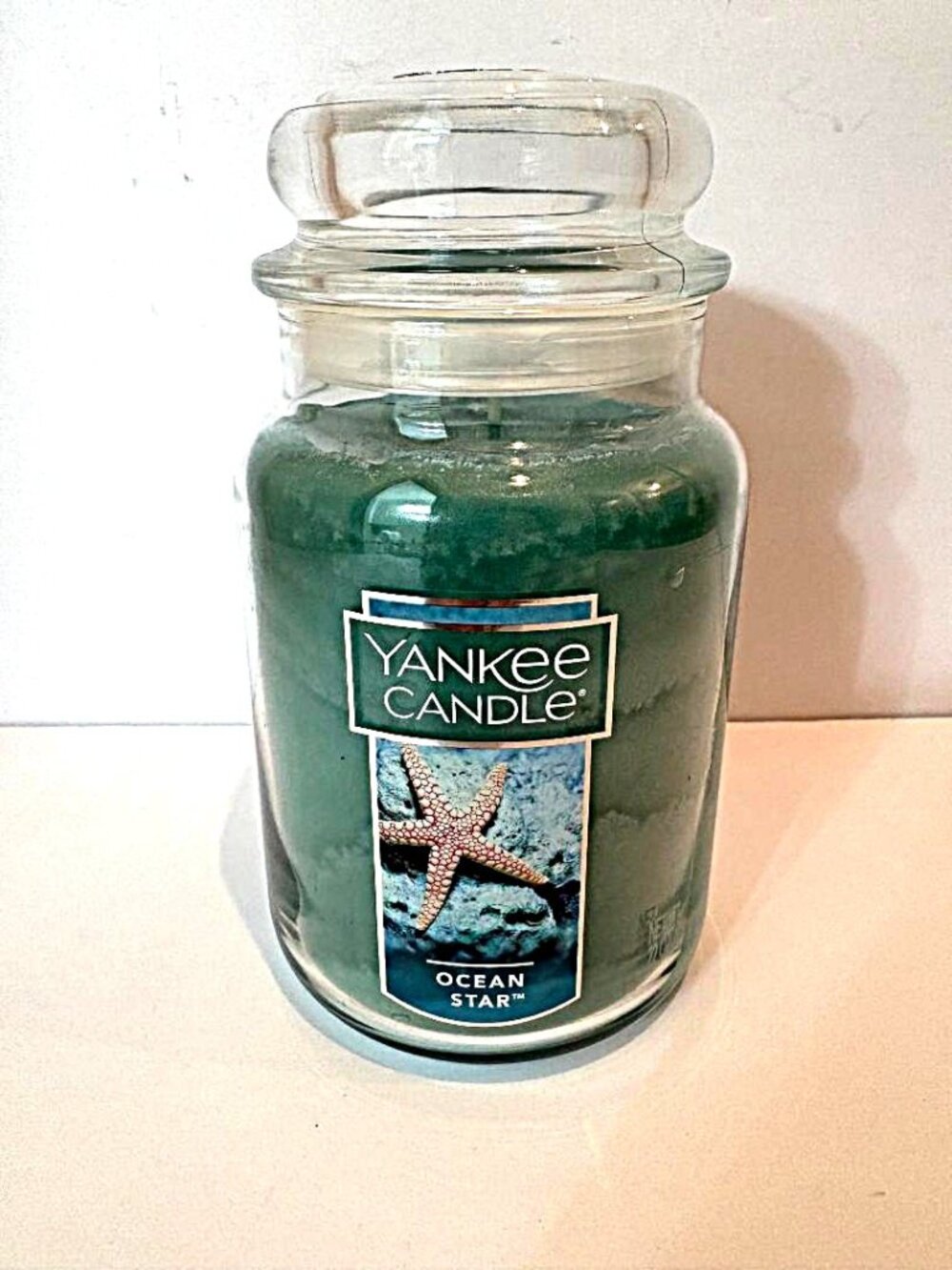 NEW UNUSED Yankee Candle OCEAN STAR 22 oz Large Jar Scented Candle Retired Scent
